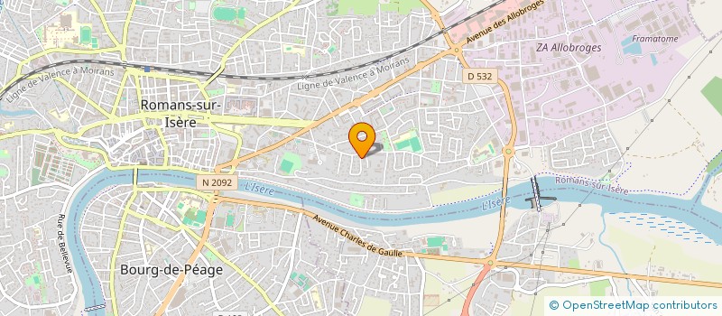 localisation de l'entreprise ASS POUR DEVELOPP PROFESSION AGENT SECUR  ROMANS-SUR-ISERE