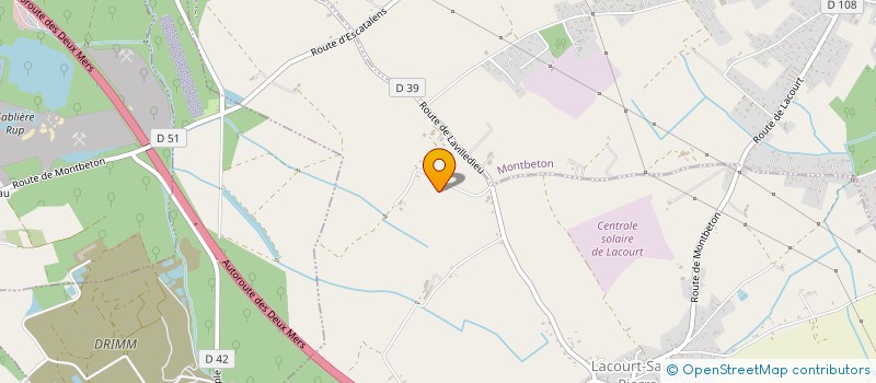 localisation de l'entreprise ASS POUR DEVELOPPEMENT ANIMATION  LACOURT-SAINT-PIERRE