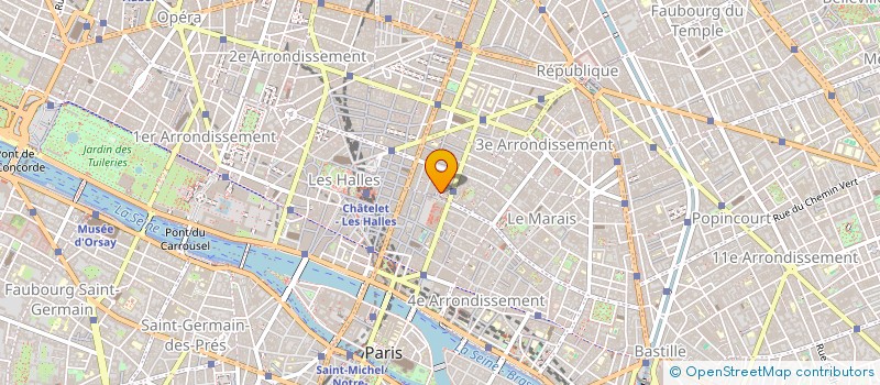 localisation de l'entreprise ASS POUR DEVELOPPEMENT CTRE POMPIDOU  PARIS