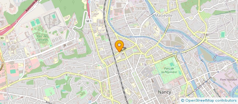 localisation de l'entreprise ASS POUR DEVELOPPEMENT DE L'ENSEIGNEMENT  NANCY