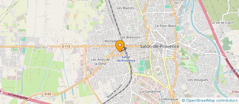 localisation de l'entreprise ASS POUR DEVELOPPEMENT DU SEPTIEME ART  SALON-DE-PROVENCE