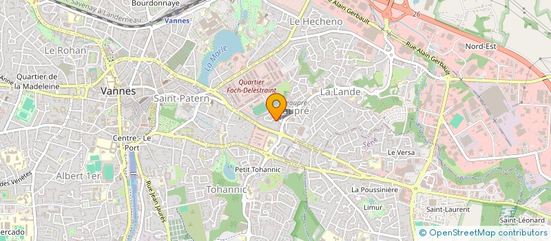 localisation de l'entreprise ASS POUR DEVELOPPEMENT REGION MAHAJANGA à VANNES