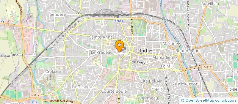 localisation de l'entreprise ASS POUR DEVELPOOEMENT EQUITABLE ET LOCAL à TARBES