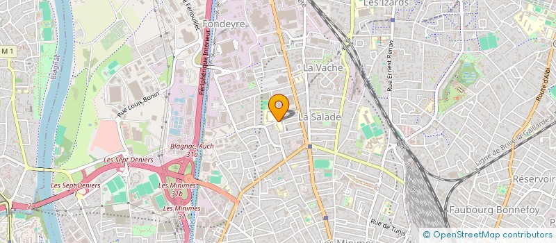 localisation de l'entreprise ASS POUR EDUCATION APPRENTISSAGE JEUNES à TOULOUSE