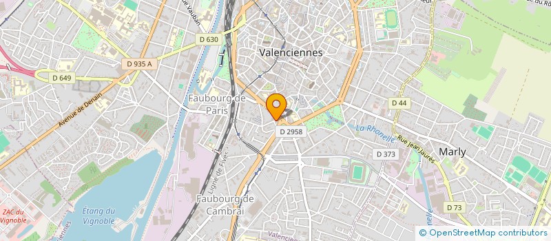 localisation de l'entreprise ASS POUR EMPLOI INDUSTRIE ET COMMERCE à VALENCIENNES