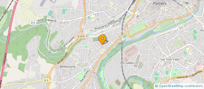 localisation de l'entreprise ASS POUR EVALUATION ACTIONS SANTE EN CAN à POITIERS