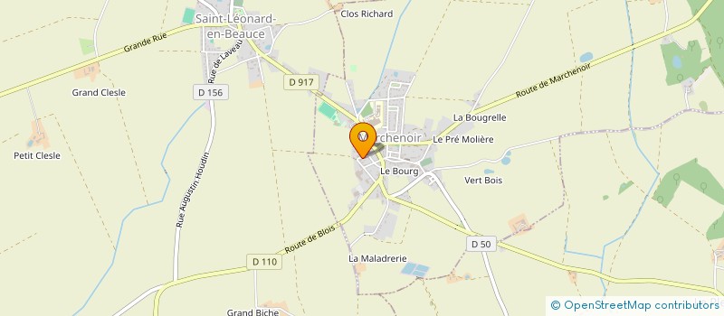 localisation de l'entreprise ASS POUR EXPLOITATION FORET MARCHENOIR  MARCHENOIR