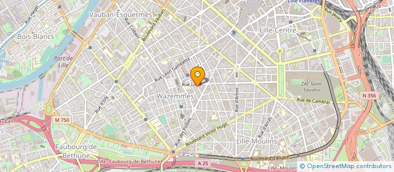 localisation de l'entreprise ASS POUR FORMATION AIDE RECHERCHE EMPLOI à LILLE