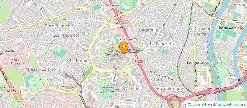 localisation de l'entreprise ASS POUR FORMATION ANIMATEURS MUSICAUX à TOULOUSE
