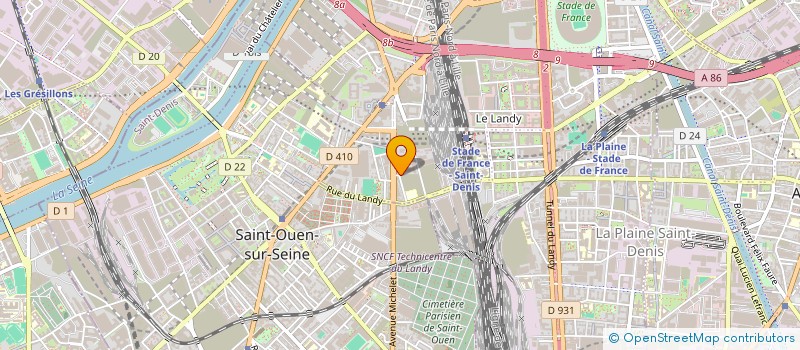 localisation de l'entreprise ASS POUR FORMATION ANIMATION ET CONSEIL à SAINT-DENIS