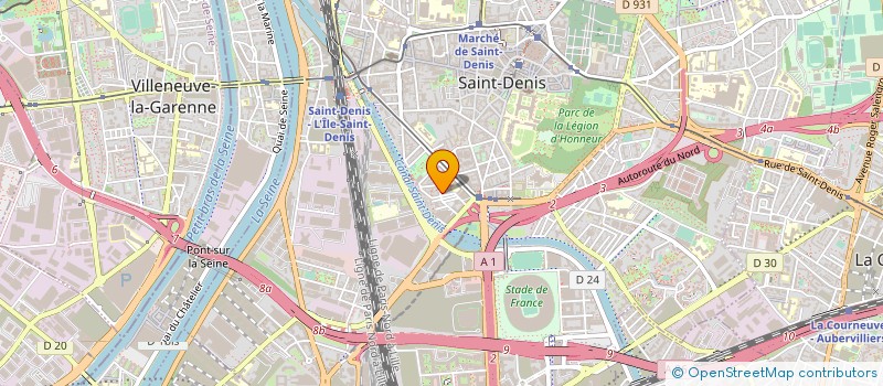 localisation de l'entreprise ASS POUR FORUM SOCIAL EUROPEEN ST-DENIS à SAINT-DENIS
