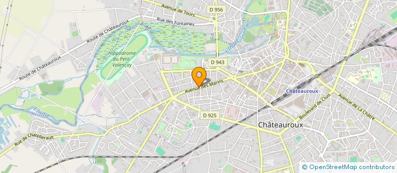 localisation de l'entreprise ASS POUR GENERER L'INSERTION LA REUSSITE à CHATEAUROUX