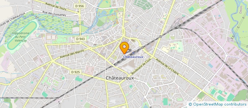 localisation de l'entreprise ASS POUR GEST CANTINE REFECT à CHATEAUROUX