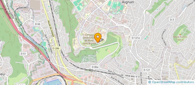 localisation de l'entreprise ASS POUR GESTION EVENEMENTS ET PROJETS SCIENTIFIQUES  MONT-SAINT-AIGNAN