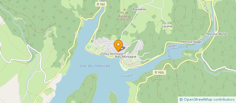 localisation de l'entreprise ASS POUR GESTION SALON DE THE RIEUMONTAG  NAGES