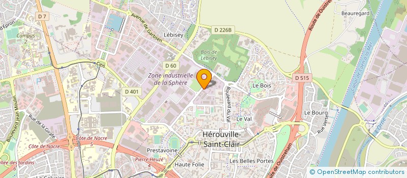 localisation de l'entreprise ASS POUR IDENTIFICAT CHEPTEL DU CALVADOS à HEROUVILLE-SAINT-CLAIR