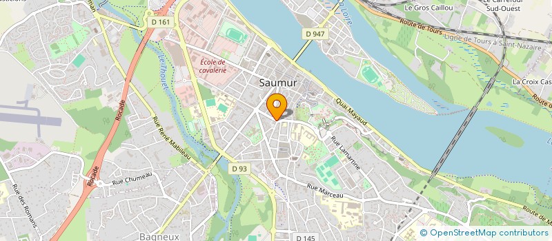 localisation de l'entreprise ASS POUR INSERT SOCIALE DES JEUNES à SAUMUR
