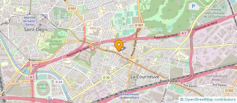 localisation de l'entreprise ASS POUR INSERTION DES JEUNES à SAINT-DENIS
