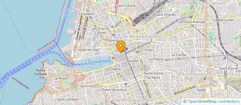 localisation de l'entreprise ASS POUR INSERTION PAR L ECONOMIE à MARSEILLE