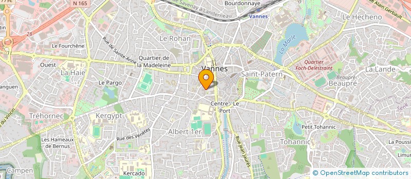 localisation de l'entreprise ASS POUR L'ACCUEIL DES TRIBUNAUX à VANNES