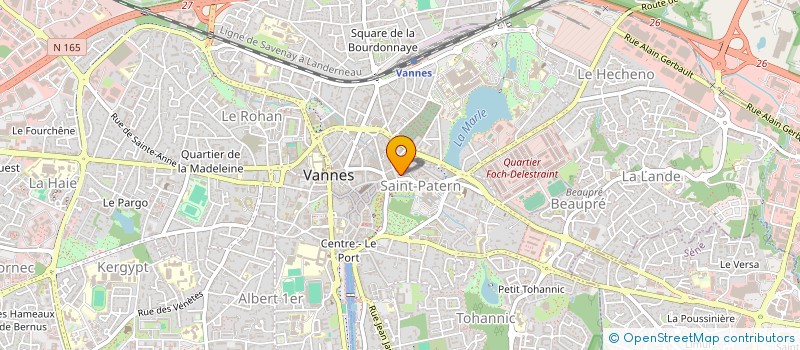 localisation de l'entreprise ASS POUR L'ACTION SOCIALE DES PERSO MINI à VANNES