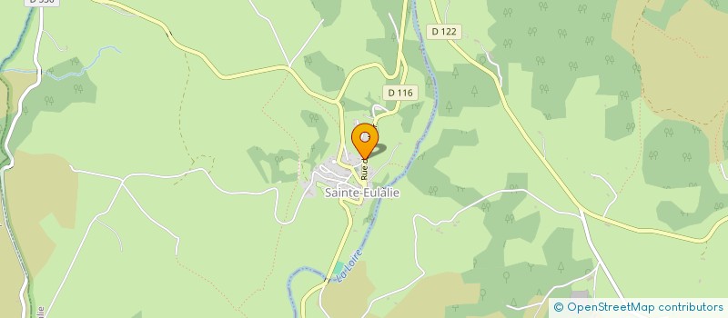 localisation de l'entreprise ASS POUR L ADMINISTRATION ET LA GESTION DU CENTRE DE LOISIRS ESPACE GERBIER A SAINTE EULALIE à SAINTE-EULALIE