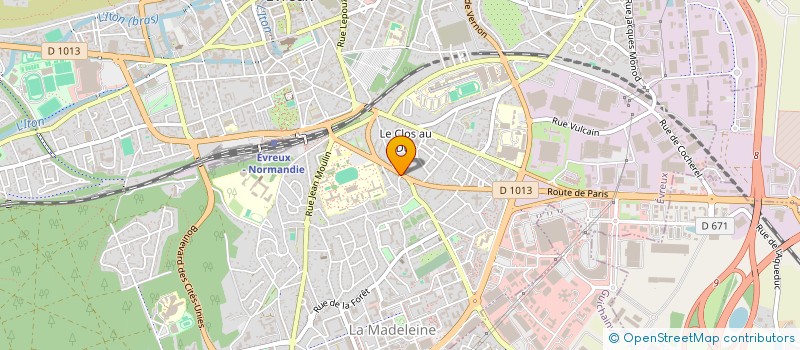 localisation de l'entreprise ASS POUR L AIDE A LA REINSERTION DETENUS à EVREUX