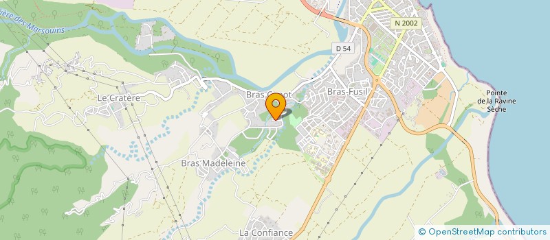 localisation de l'entreprise ASS POUR L'ANIMATION DE BRAS CANOT à SAINT-BENOIT