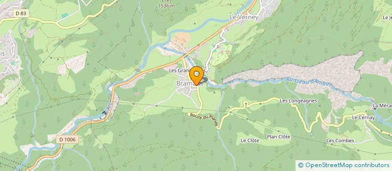 localisation de l'entreprise ASS  POUR L'EAU DU PLANAY à VAL-CENIS