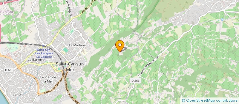 localisation de l'entreprise ASS POUR L'EDUCATION MUSICALE à SAINT-CYR-SUR-MER
