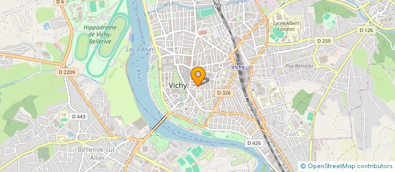 localisation de l'entreprise ASS POUR L'EDUCATION RENFORCEE à VICHY
