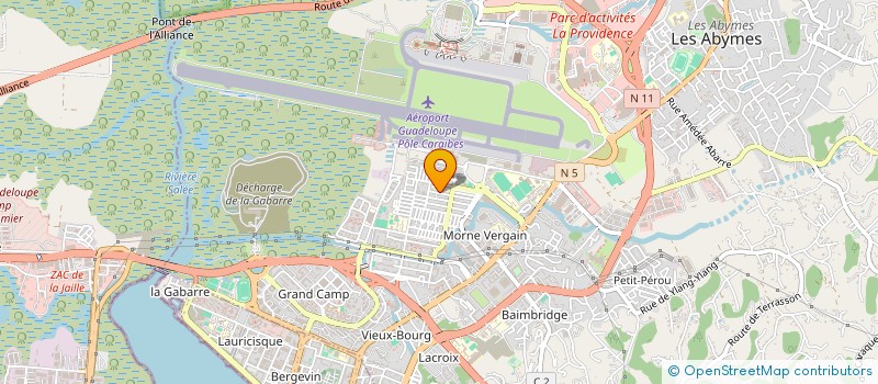 localisation de l'entreprise ASS POUR L'EMPLOI LOCAL à LES ABYMES