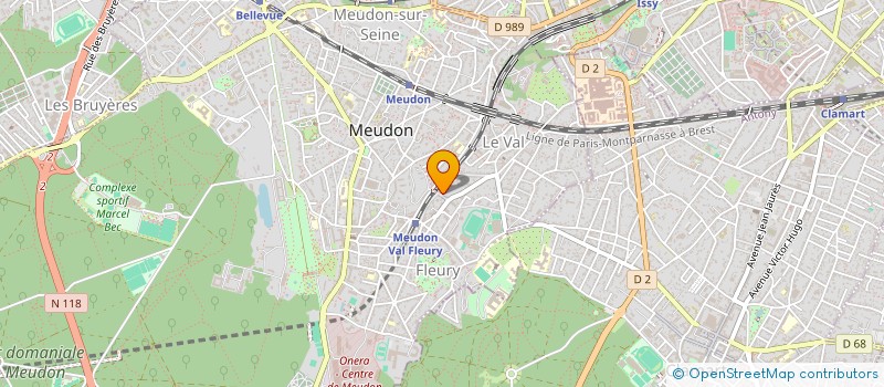 localisation de l'entreprise ASS POUR L'ENSEIGNEMENT BILINGUE à MEUDON