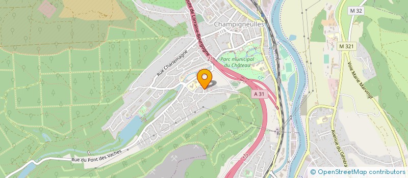 localisation de l'entreprise ASS POUR L ENTENTE DEMOCRATIQUE LORRAINE à CHAMPIGNEULLES