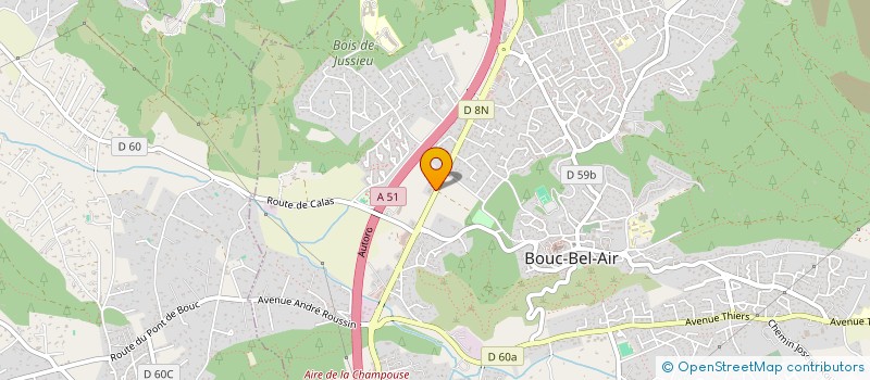 localisation de l'entreprise ASS POUR L EPANOUISSEMENT PAR LE SPORT à BOUC-BEL-AIR