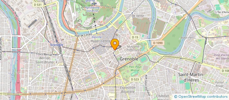 localisation de l'entreprise ASS  POUR L'IND DU PEUPLE AFGHAN à GRENOBLE