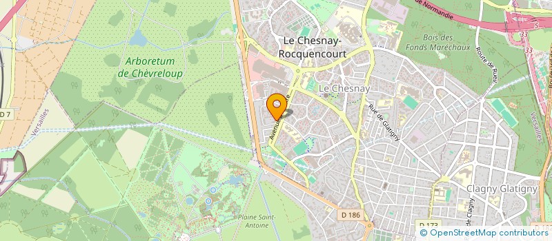 localisation de l'entreprise ASS POUR L INFORMATION EXPERT COMPTABLES à LE CHESNAY-ROCQUENCOURT