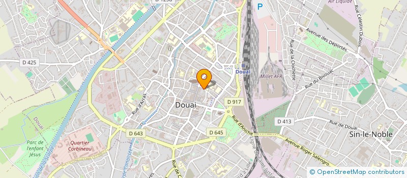 localisation de l'entreprise ASS POUR L INFORMATION SUR LE LOGEMENT à DOUAI