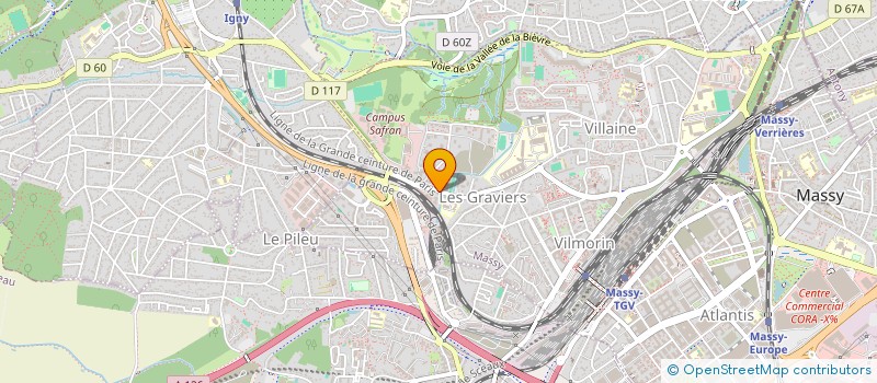 localisation de l'entreprise ASS POUR L'INSERT SOCIALE PAR L'HABITAT à MASSY