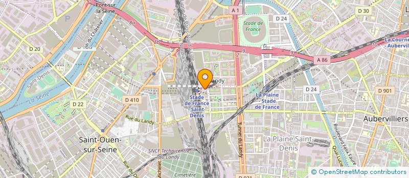 localisation de l'entreprise ASS POUR L INSERTION DES JEUNES DANS LE SECTEUR FERROVIAIRE à SAINT-DENIS
