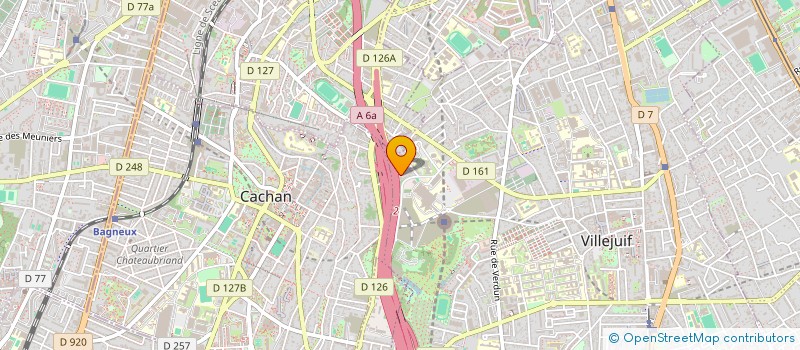 localisation de l'entreprise ASS POUR L'INSERTION ET LES LOISIRS à VILLEJUIF