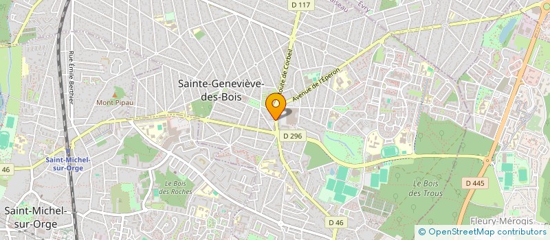 localisation de l'entreprise ASS POUR L'INSERTION LOCALE & L'EMPLOI à SAINTE-GENEVIEVE-DES-BOIS