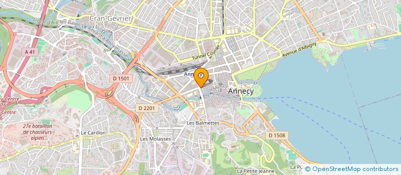 localisation de l'entreprise ASS POUR L'INSERTION PAR LE LOGEMENT à ANNECY