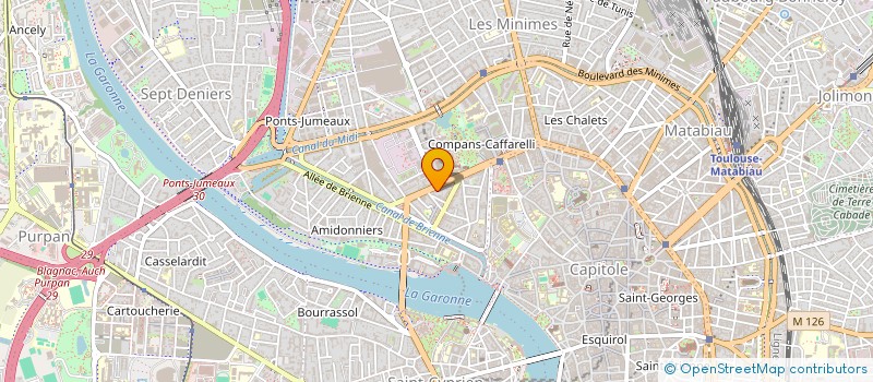 localisation de l'entreprise ASS POUR LA COMMUNICATION PAR LA VIDEO  TOULOUSE