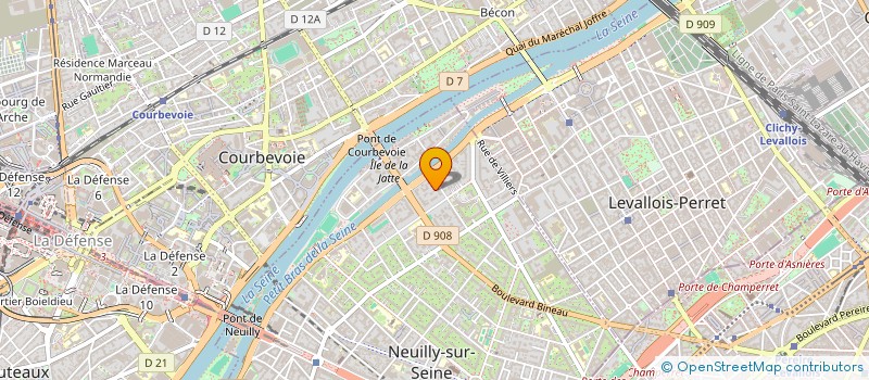 localisation de l'entreprise ASS POUR LA CONDUITE & LA PUBLICATION D' ETUDES GDES ECOLES AU FEMININ à NEUILLY SUR SEINE