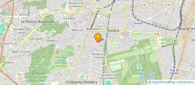 localisation de l'entreprise ASS POUR LA CONNAI TECHNI CHINOISE ET SA à SCEAUX
