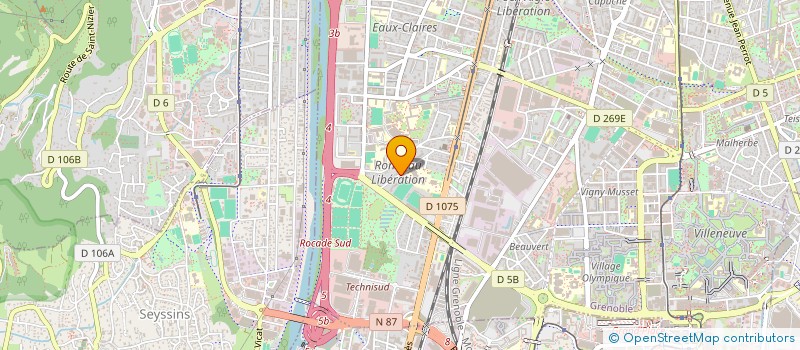 localisation de l'entreprise ASS POUR LA CREATION ENTREP à GRENOBLE