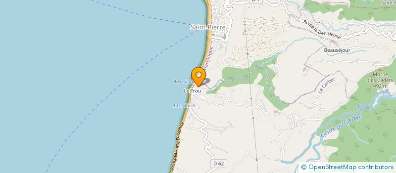 localisation de l'entreprise ASS.POUR LA DEFENSE DES ELECTEURS CARBET  LE CARBET