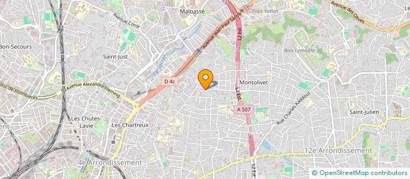 localisation de l'entreprise ASS POUR LA FORMATION EN ANGLAIS à MARSEILLE