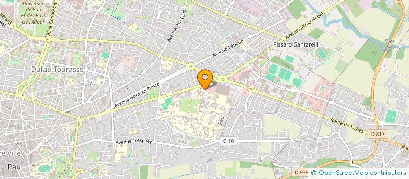 localisation de l'entreprise ASS POUR LA FORMATION LA RECHERCHE L ENSEIGNEMENT LE SOUTIEN INTERDISCIPLINAIRE POUR L ENFANT à PAU